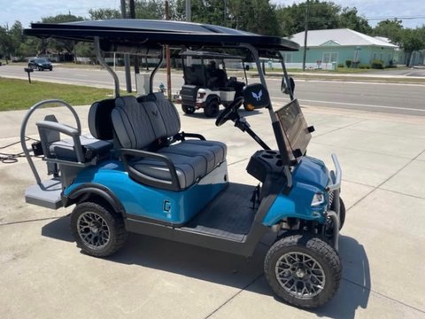 Turquoise Honor H40P golf cart