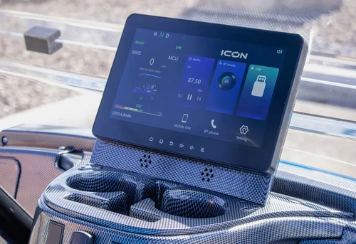 ICON i40L touchscreen digital dash - full-color display with drive modes and diagnostics