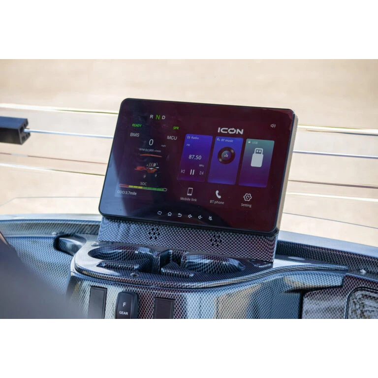 ICON i40L touchscreen digital dash - full-color display with drive modes and diagnostics